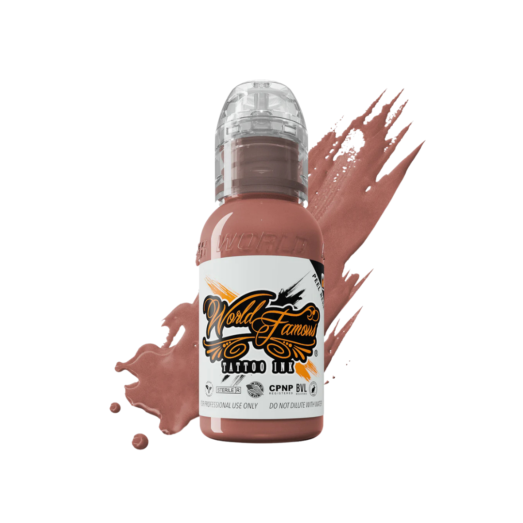 World Famous Tattoo Ink - Pink Ribbon Cool Peach