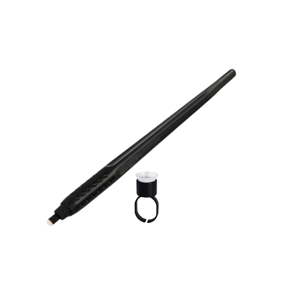 Browed - Disposable Microblading Hand Tool w/ Pigment Ring & Sponge