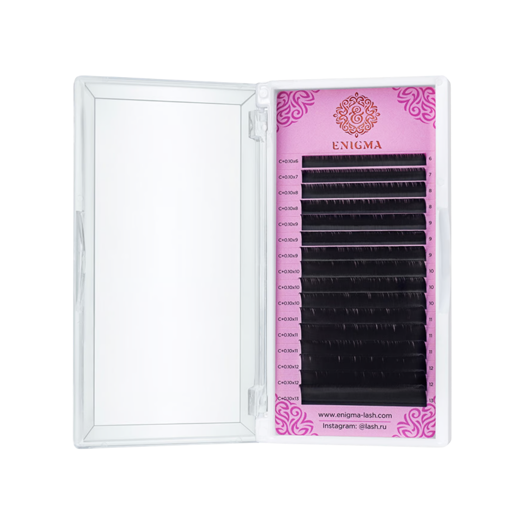 Enigma - Black Eyelash Extenstions, 16 Lines