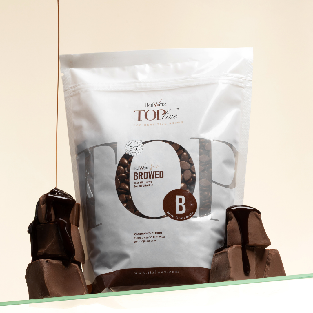 Italwax For Browed - Topline Milk Chocolate Wax, 750g