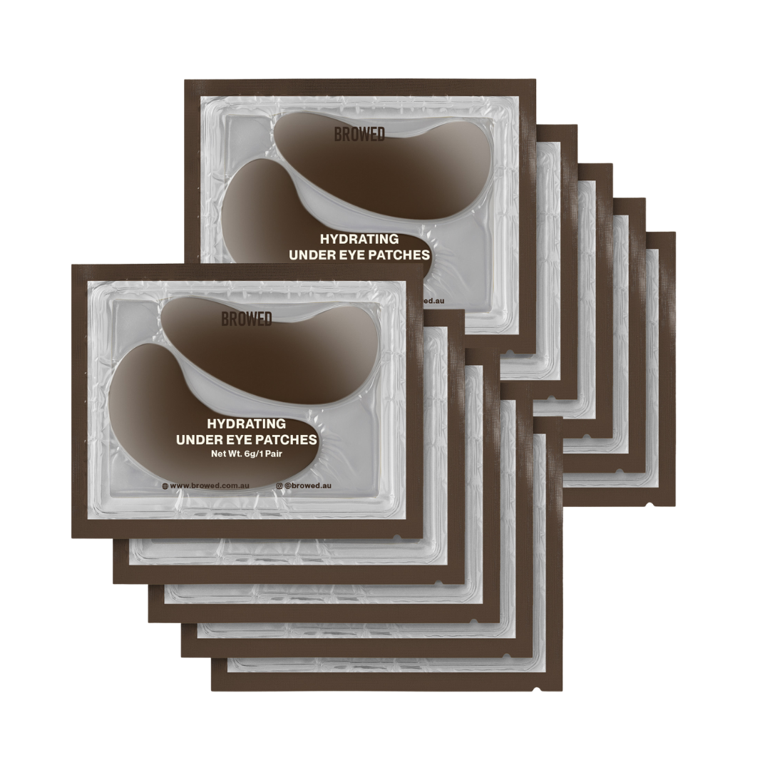 Browed - Hydrating Under Eye Patches, 10 pack (Wholesale 5 pack, RRP $19.95)