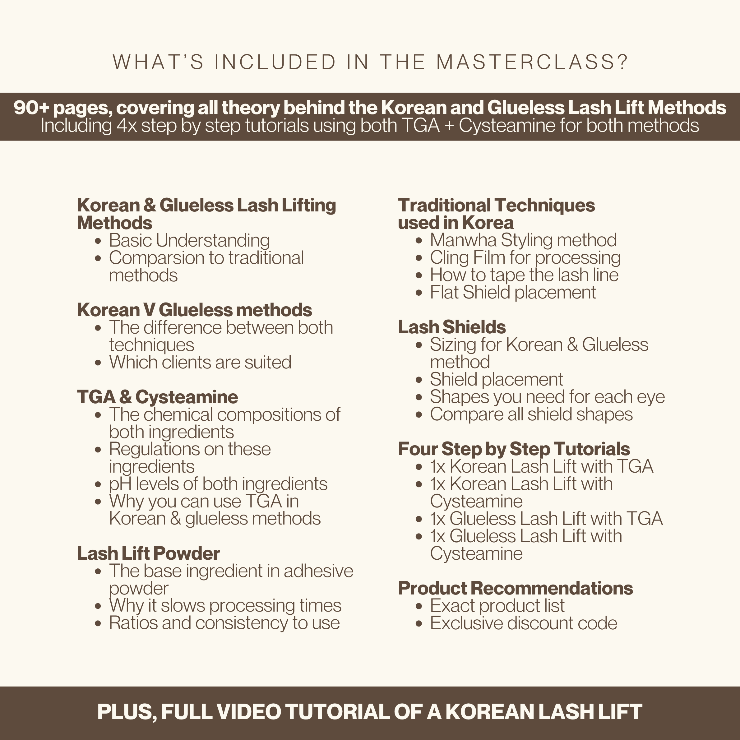 Korean Lash Lifts: Your Authentic Masterclass (online)