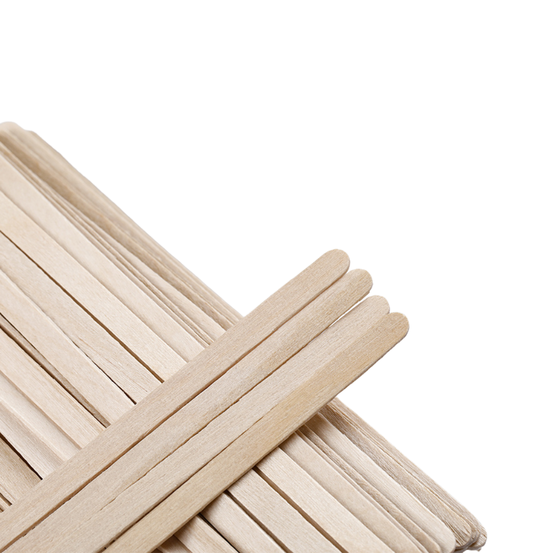 Browed - Thin Waxing Spatulas, 100 Pack