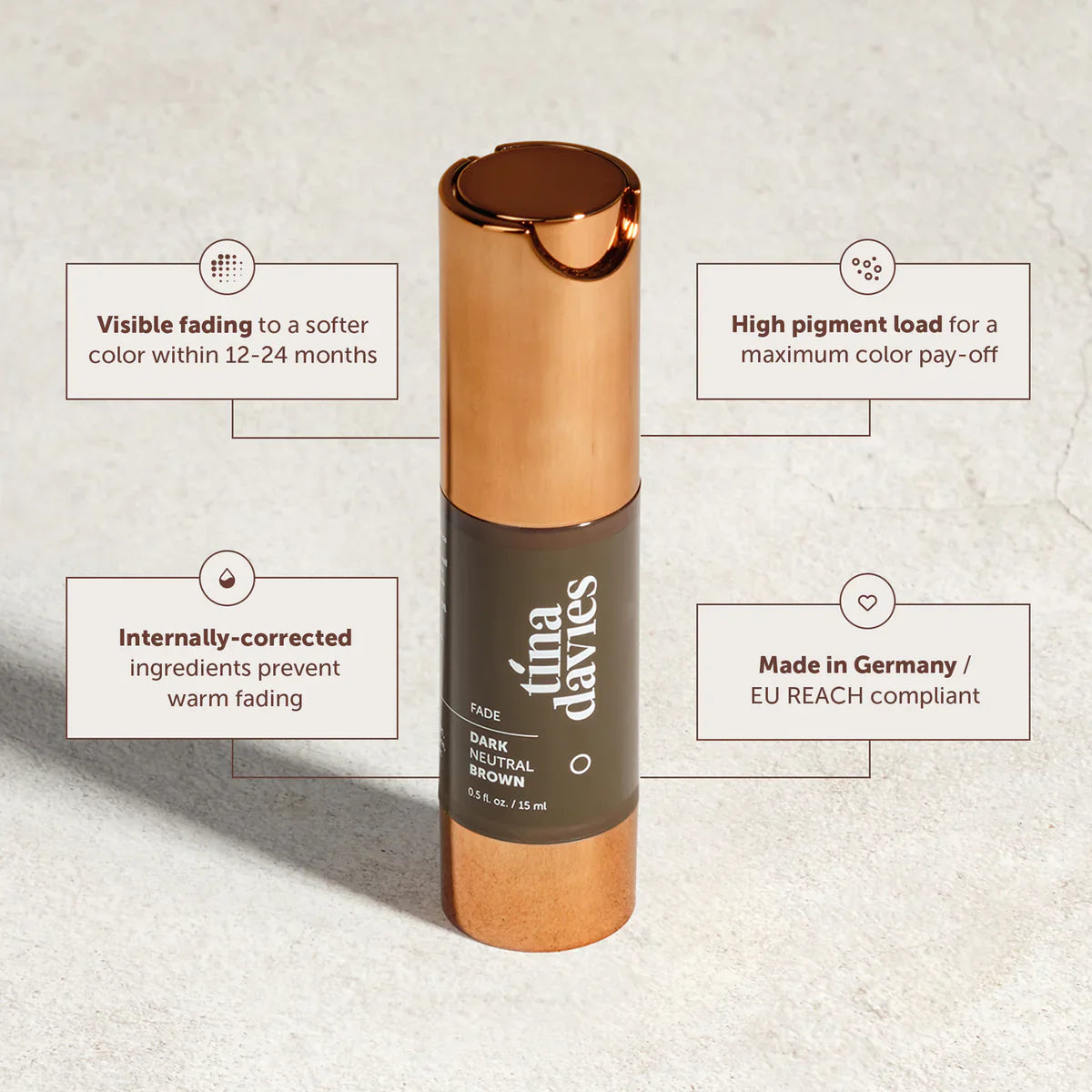 Tina Davies - FADE Eyebrow Pigments - Light Neutral Blonde, 15ml