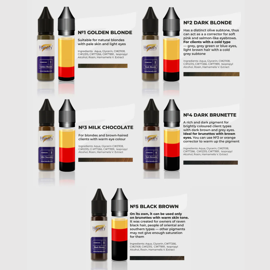 Hanafy - Brow Pigment - N1 Golden Blonde, 15ml