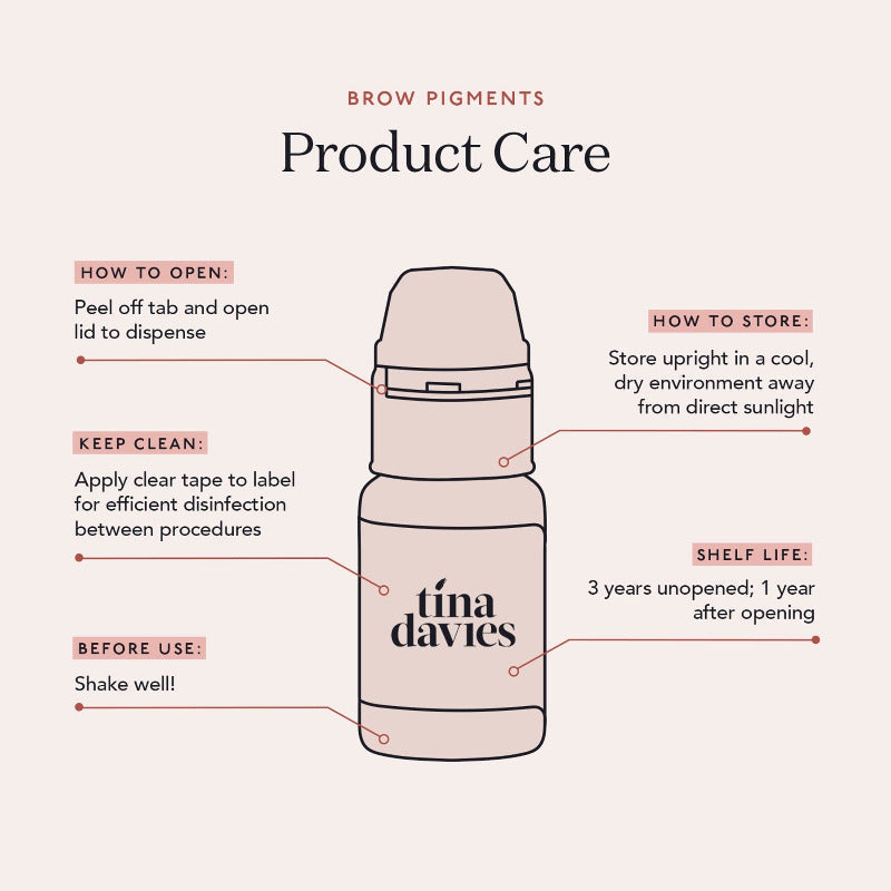 Tina Davies - I Love Ink BROW Pigment - Ash Brown 15ml