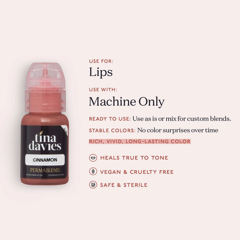 Tina Davies - I Love Ink LIP Pigment - Cinnamon 15ml