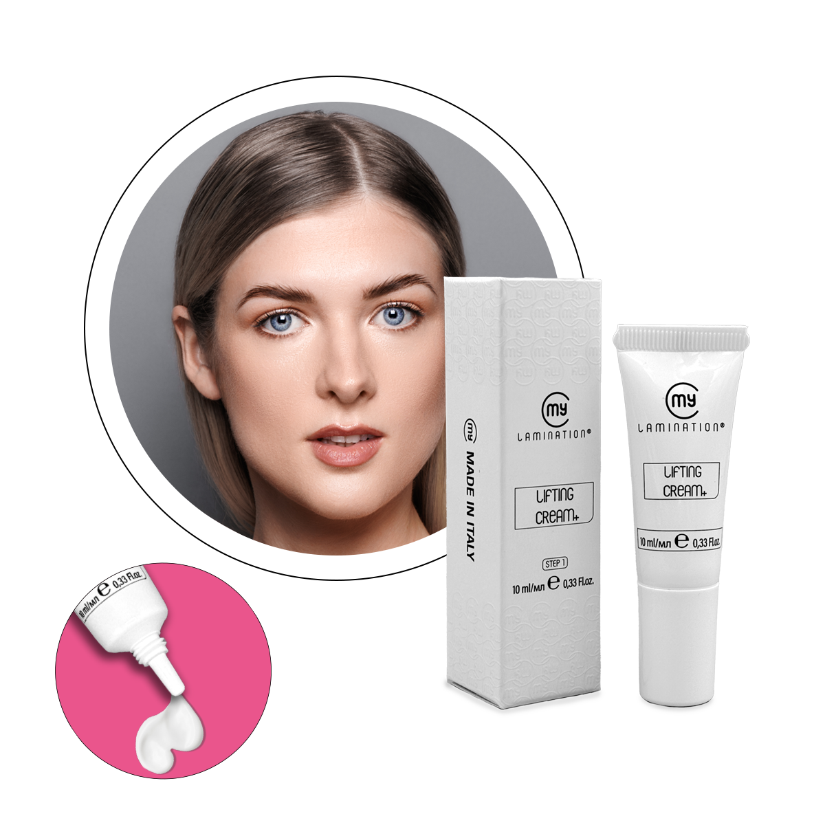 My Lamination - Step 1 Lifting Cream, 10ml Tube