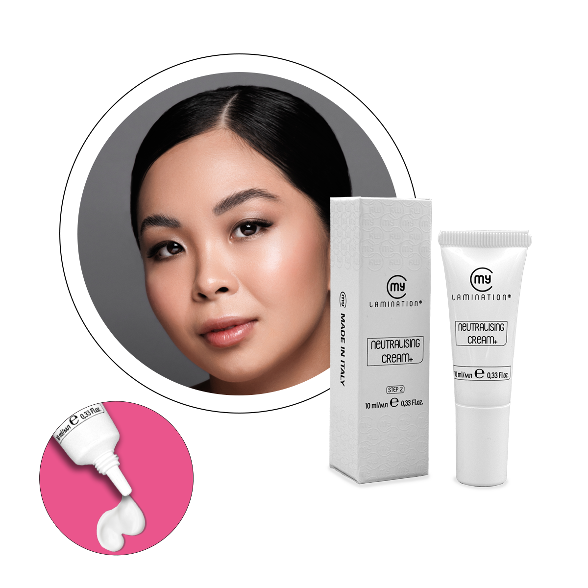 My Lamination - Step 2 Neutralising Cream, 10ml Tube