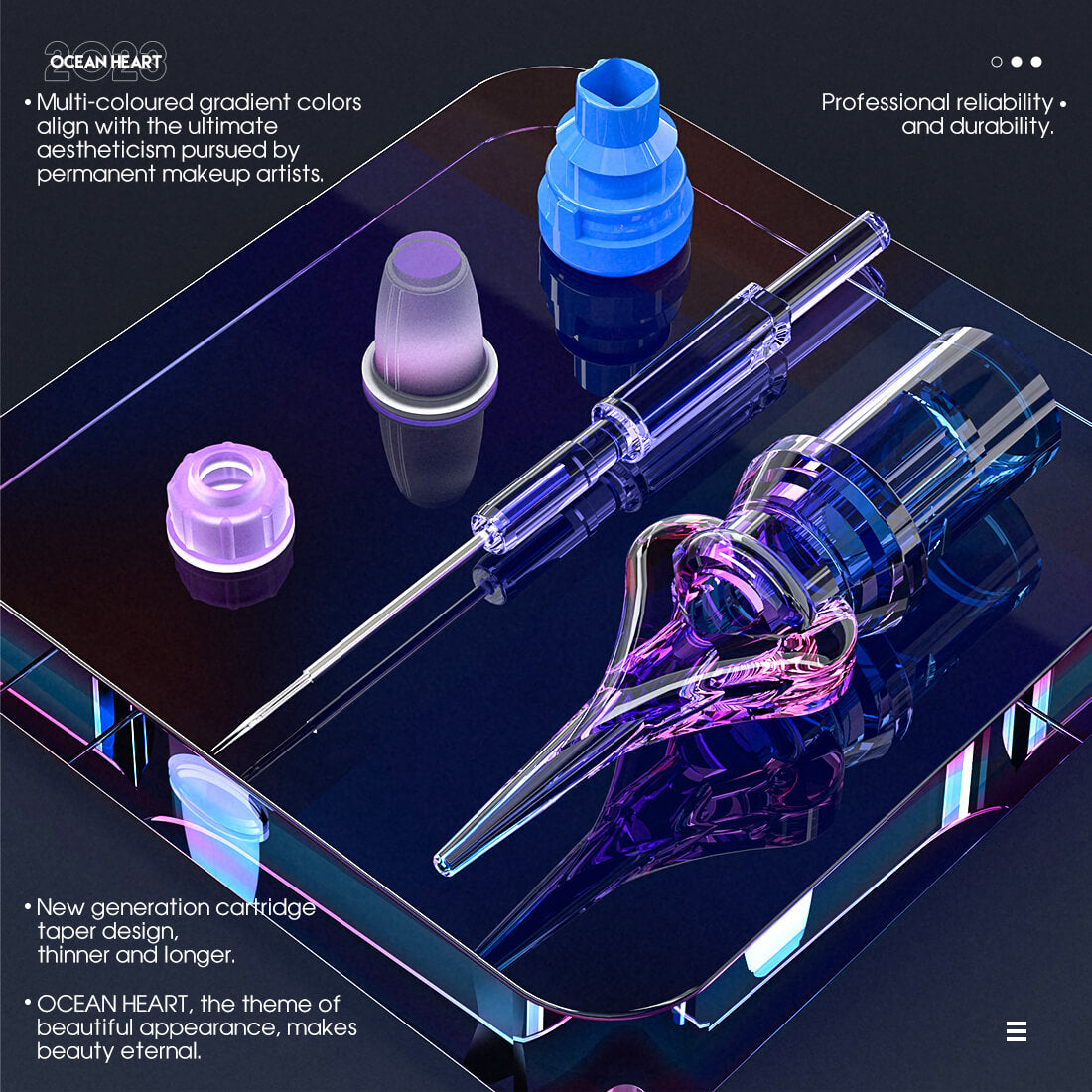 Mast Ocean Heart Cartridges - 1 Round Liner (Choose Your Type)