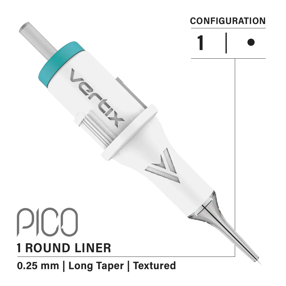 Vertix - Pico Cartridges 1 Round Liner (20pcs) - Choose Type