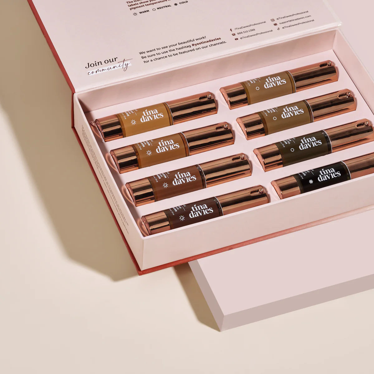 Tina Davies Fade Eyebrow Pigment Collection (8 Colours)