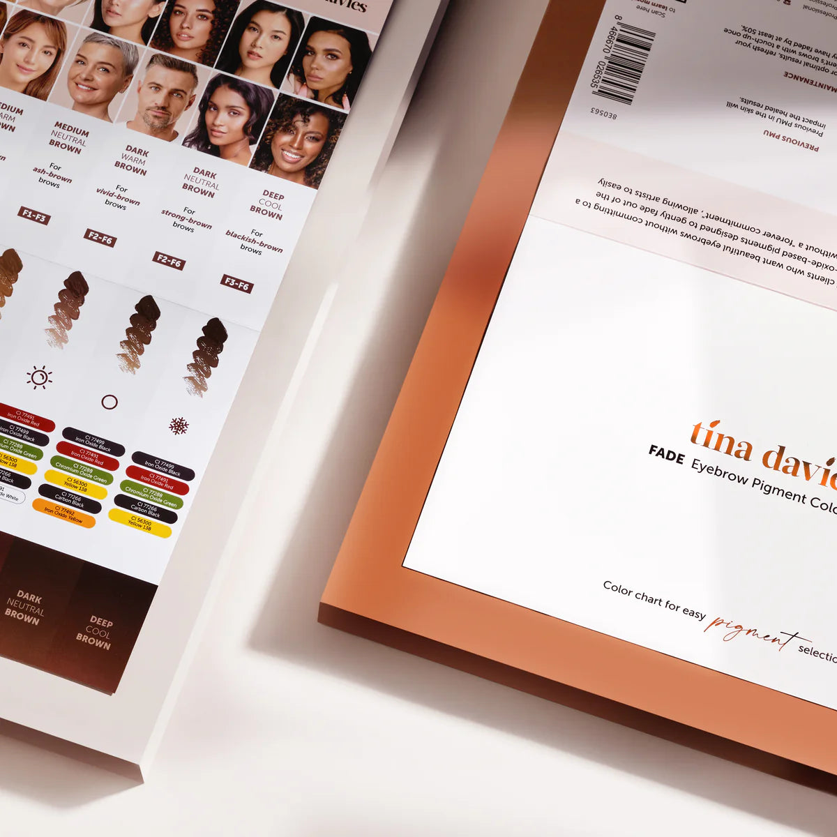 Tina Davies Fade Eyebrow Pigment Collection (8 Colours)