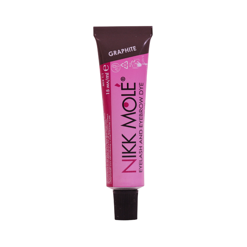 Nikk Molé Permanent Dye for Lashes & Brows (Graphite)