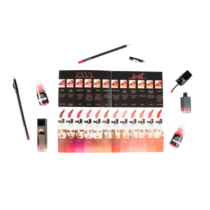 Tina Davies - I 💋 INK Lip Color Chart