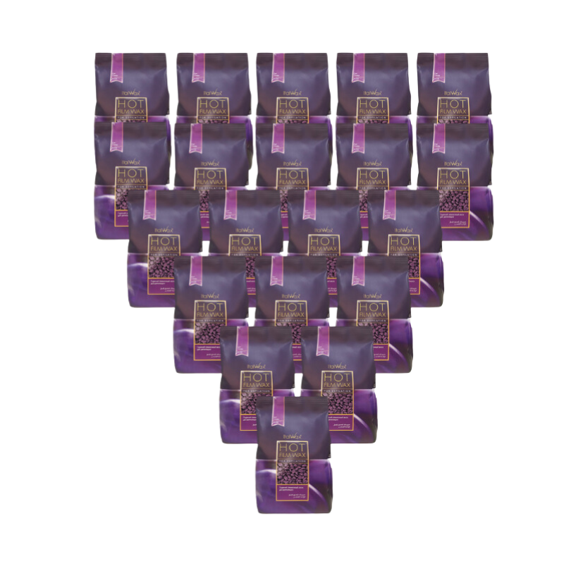 Italwax - Plum Hard Wax, 20 x 500g