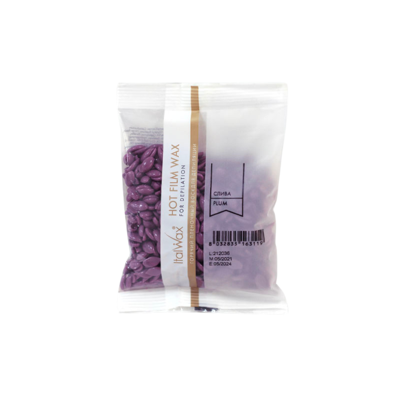 Italwax - Hard Wax Plum, 100g