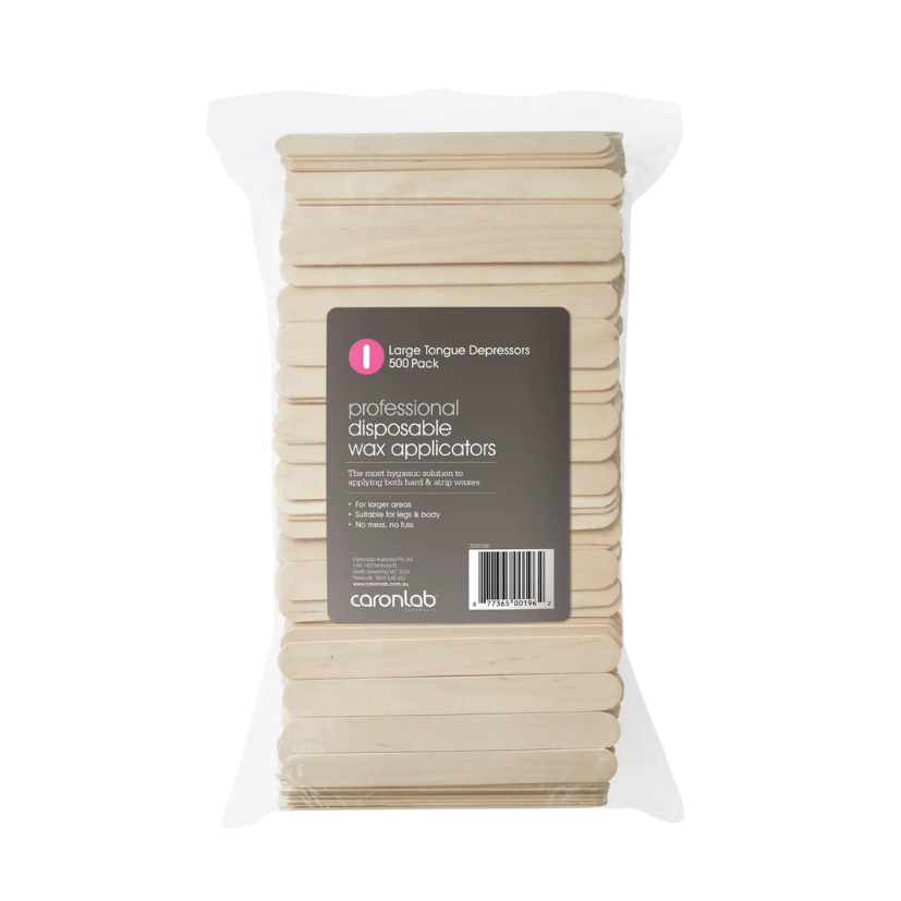 Caronlab - Wooden Spatulas - Large Tongue Depressors (500 pack)