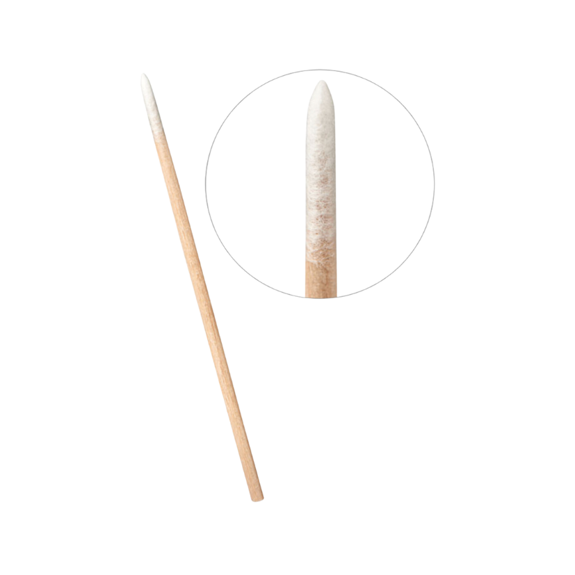 InLei® - COTTONIES - Wooden Sticks with Pointed Cotton Tips (100pcs)