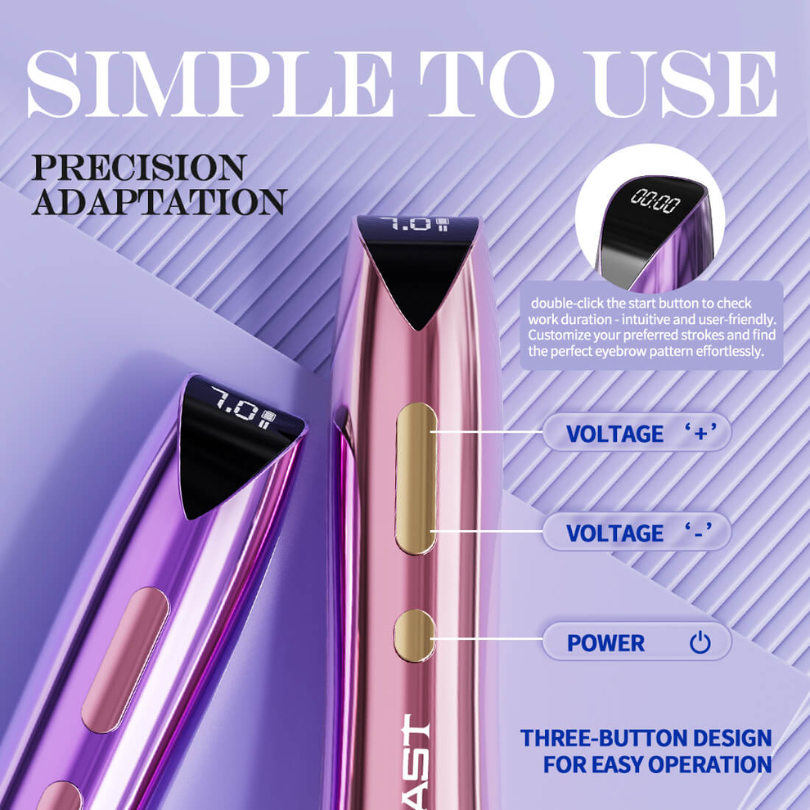 Dragonhawk Mast P60 Pen Machine w/Dual Battery - GOLD