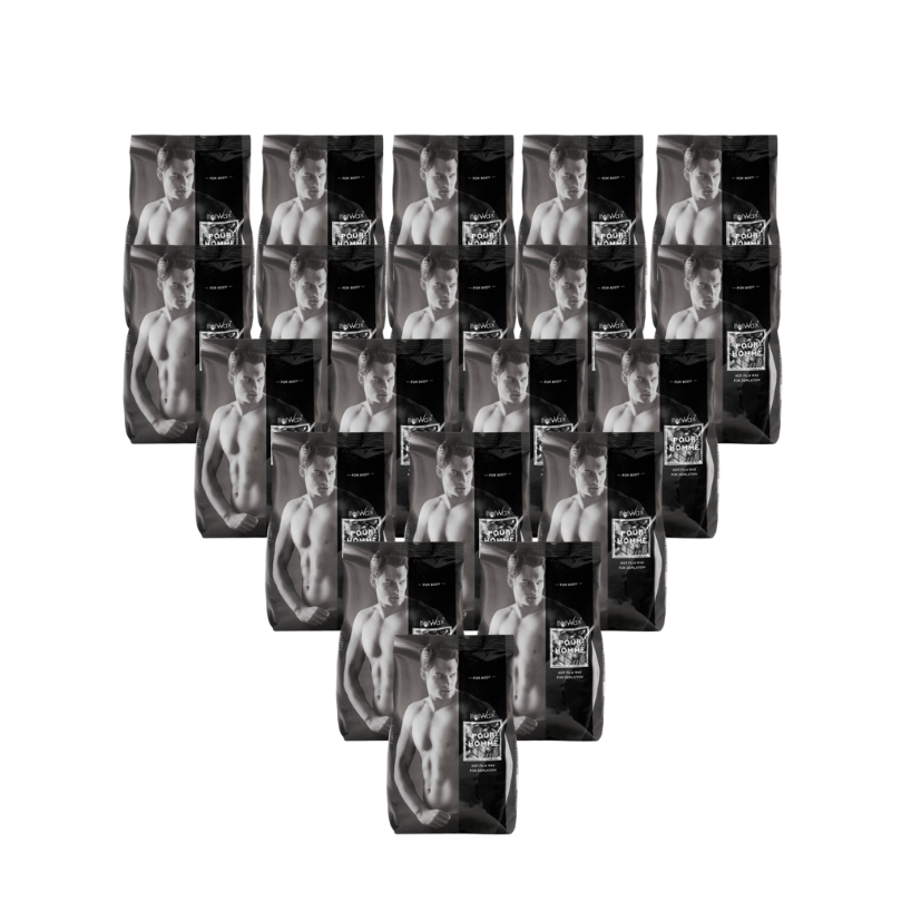 Italwax - Pour Homme for Men Film Wax, 20 x 500g