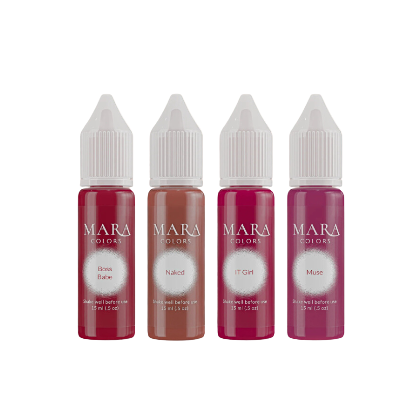 Mara Pro - Nude Lip Blush Pigment Collection (4 x 15ml)