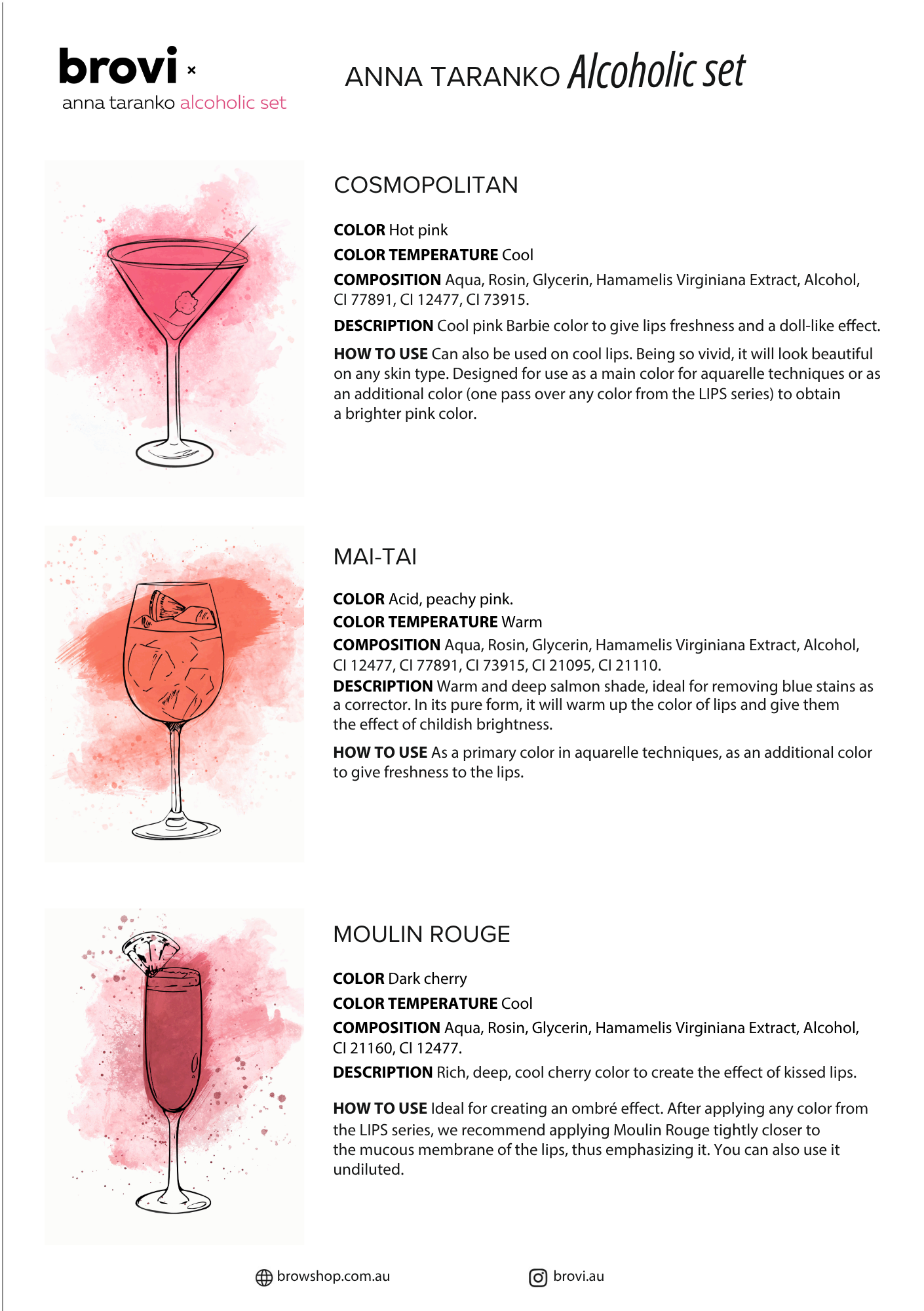 BROVI - Alcoholic Set - Mai-Tai, 5ml