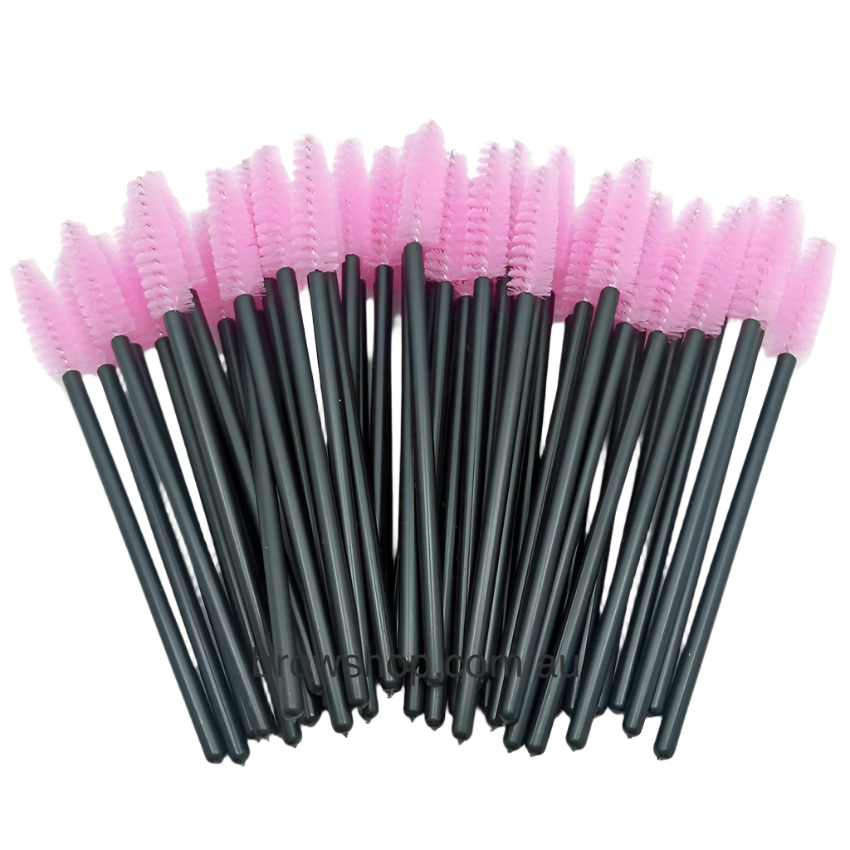 Mascara Wands/Spoolies - Black & Baby Pink