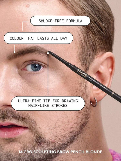 XLASH - Xbrow Micro Sculpting Brow Pencil - Blonde (Wholesale 3 Pack, RRP $32.95 Each)