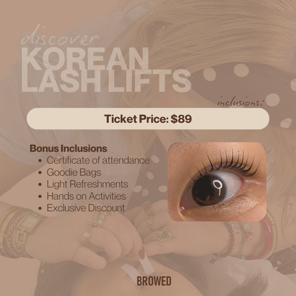 Discover Korean Lash Lifts: IN PERSON masterclass
