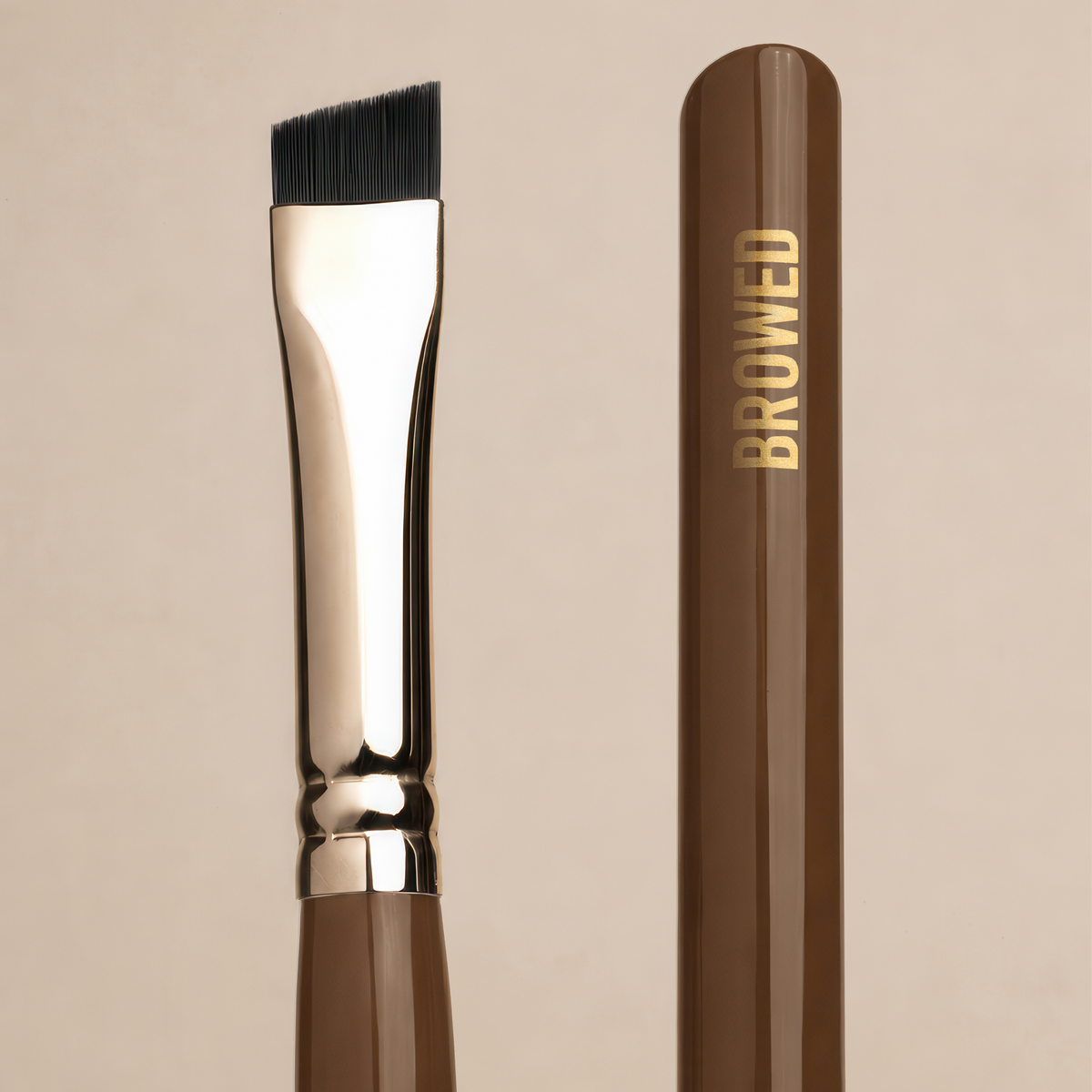 BROWED - Cappuccino Brush + Tweezer Set