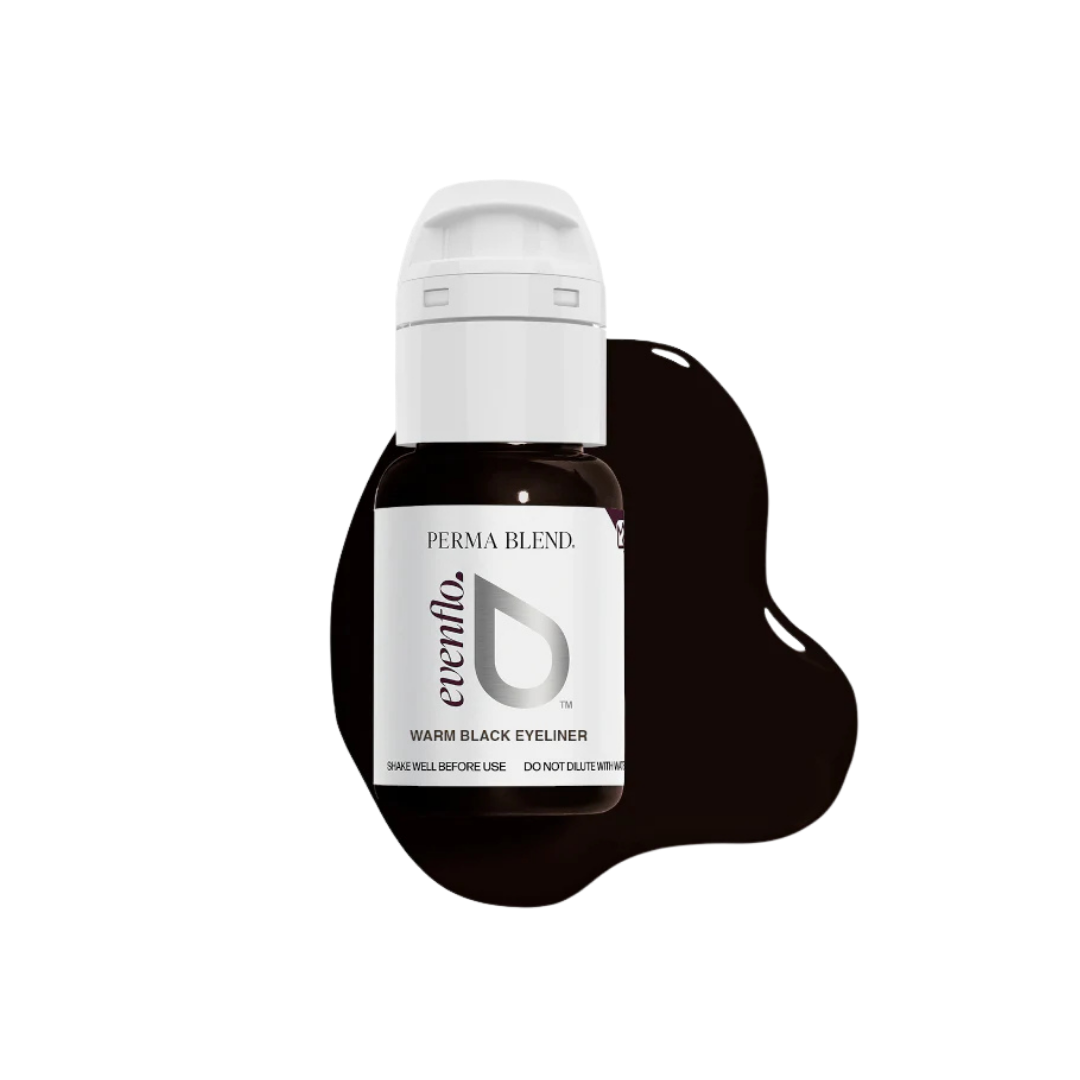 Evenflo - Eyeliner Pigments - Warm Black, 15ml
