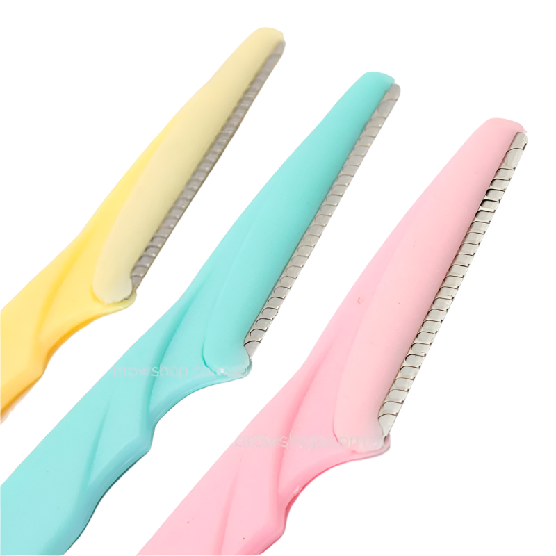 Face Razor Plastic Disposable Eyebrow & Face Razors (3pcs)