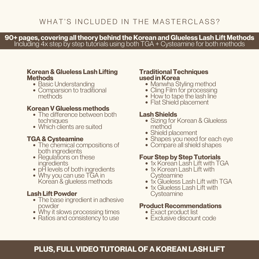 Korean Lash Lifts: Your Authentic Masterclass (online)