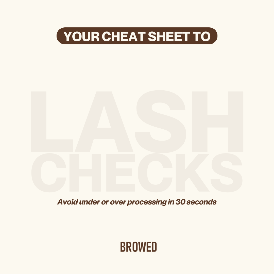 Your Cheat Sheet to: Lash Checks