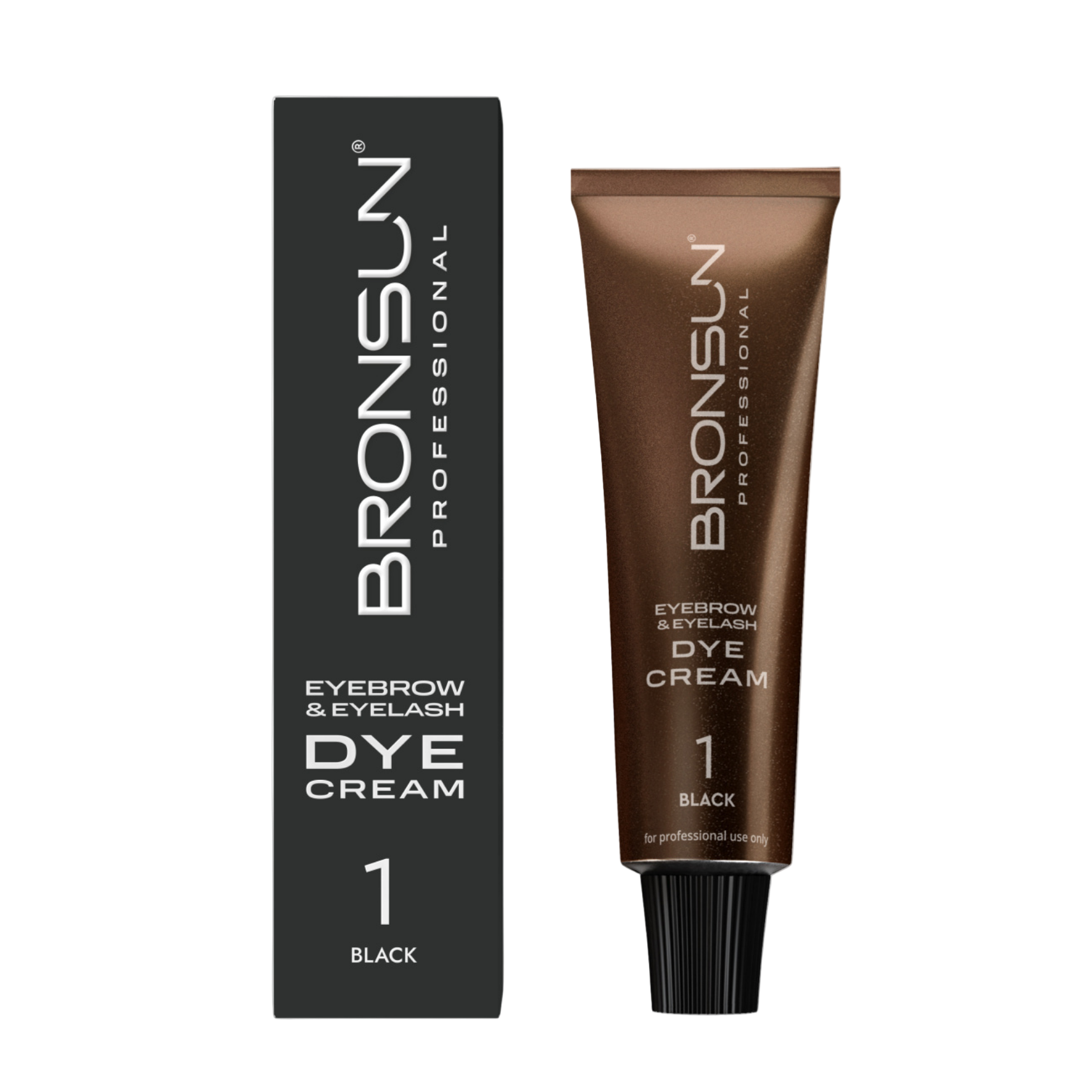 Bronsun - Eyebrow &amp; Eyelash Cream Dye, 7 Colours