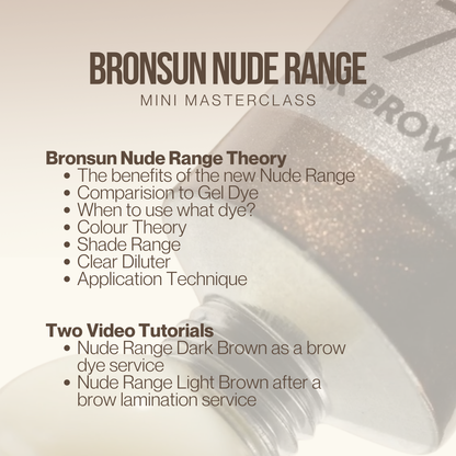 BROWED - Bronsun Nude Range Mini Masterclass