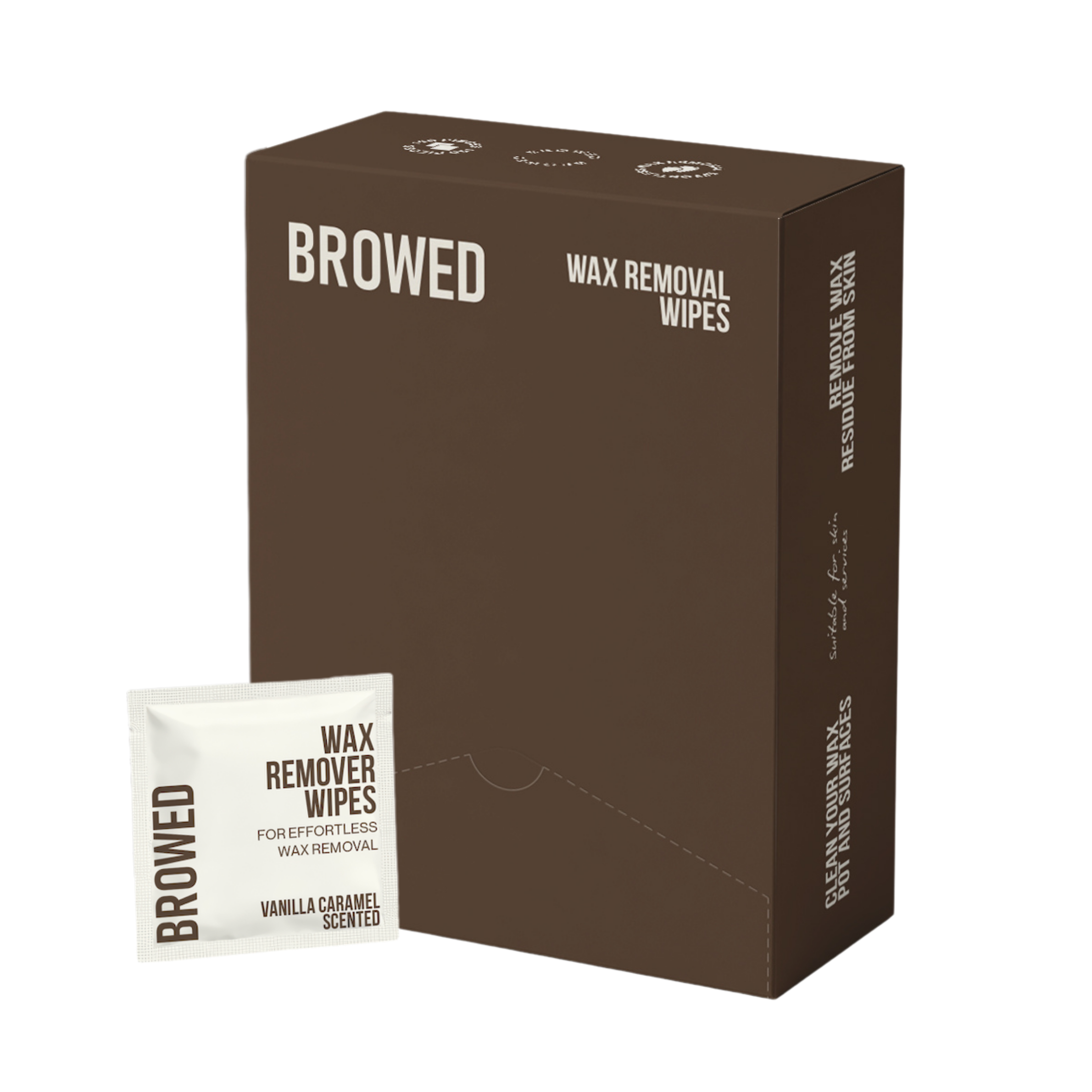 BROWED - Wax Removal Wipes, 150pcs