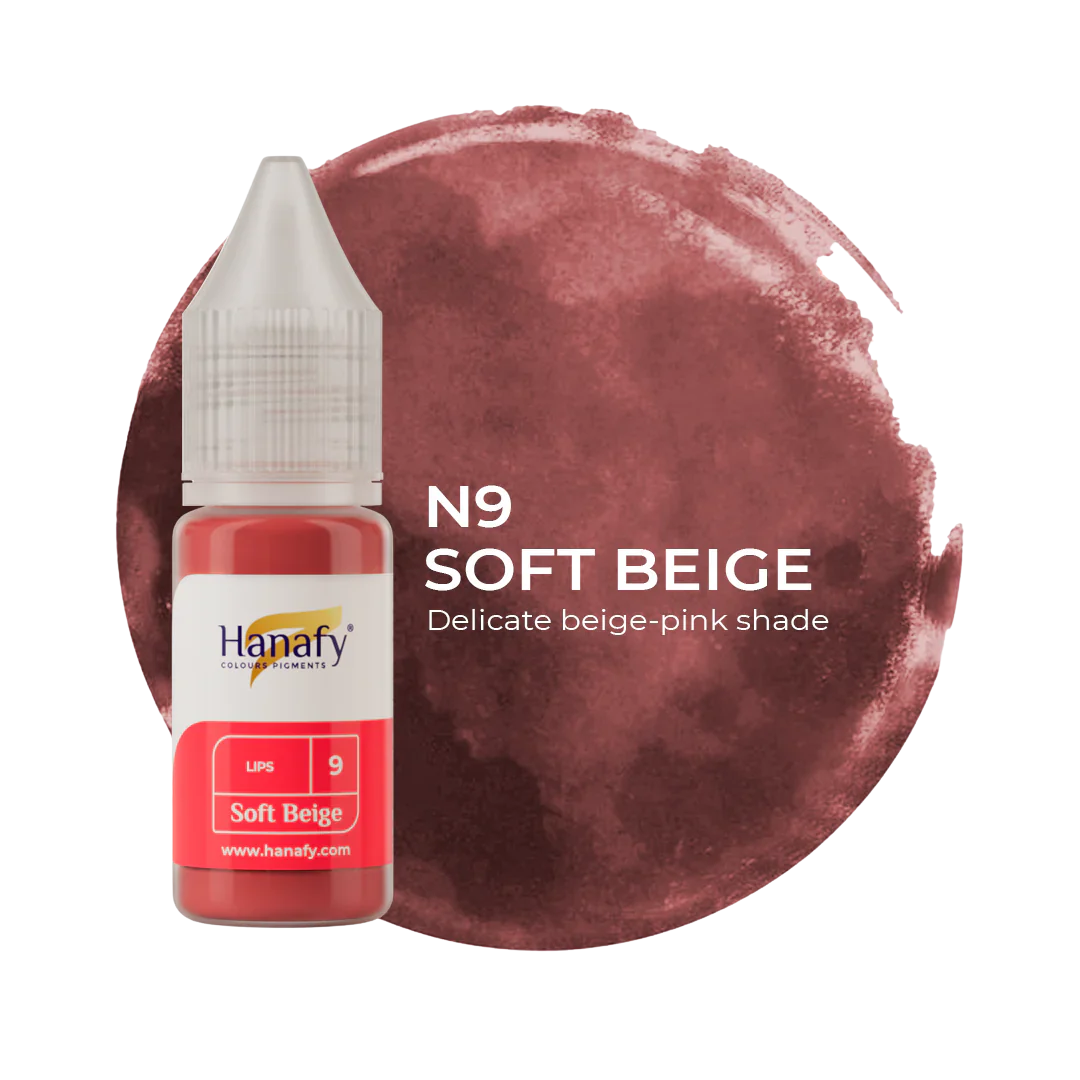 Hanafy - LIP Pigment - N9 Soft Beige, 10ml