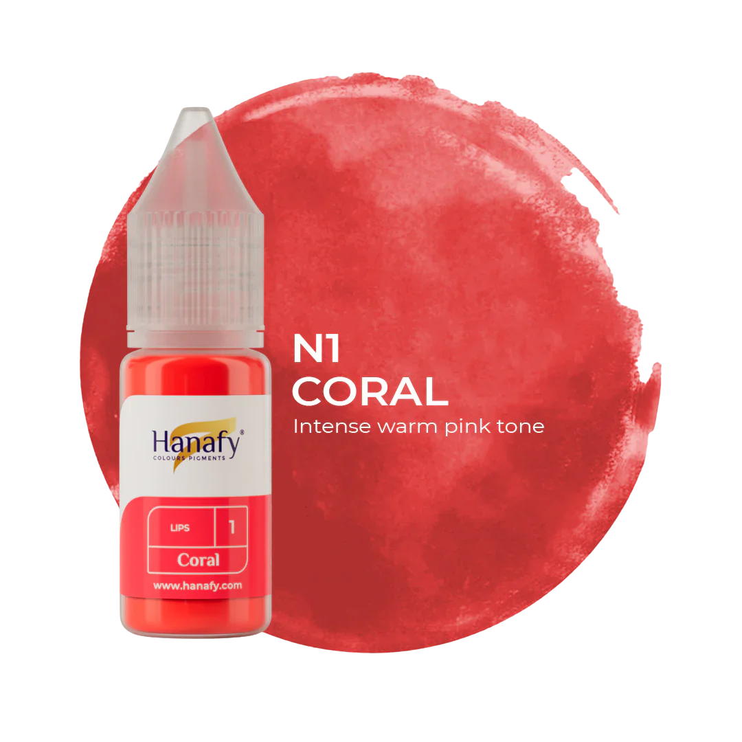 Hanafy - LIP Pigment - N1 Coral, 10ml