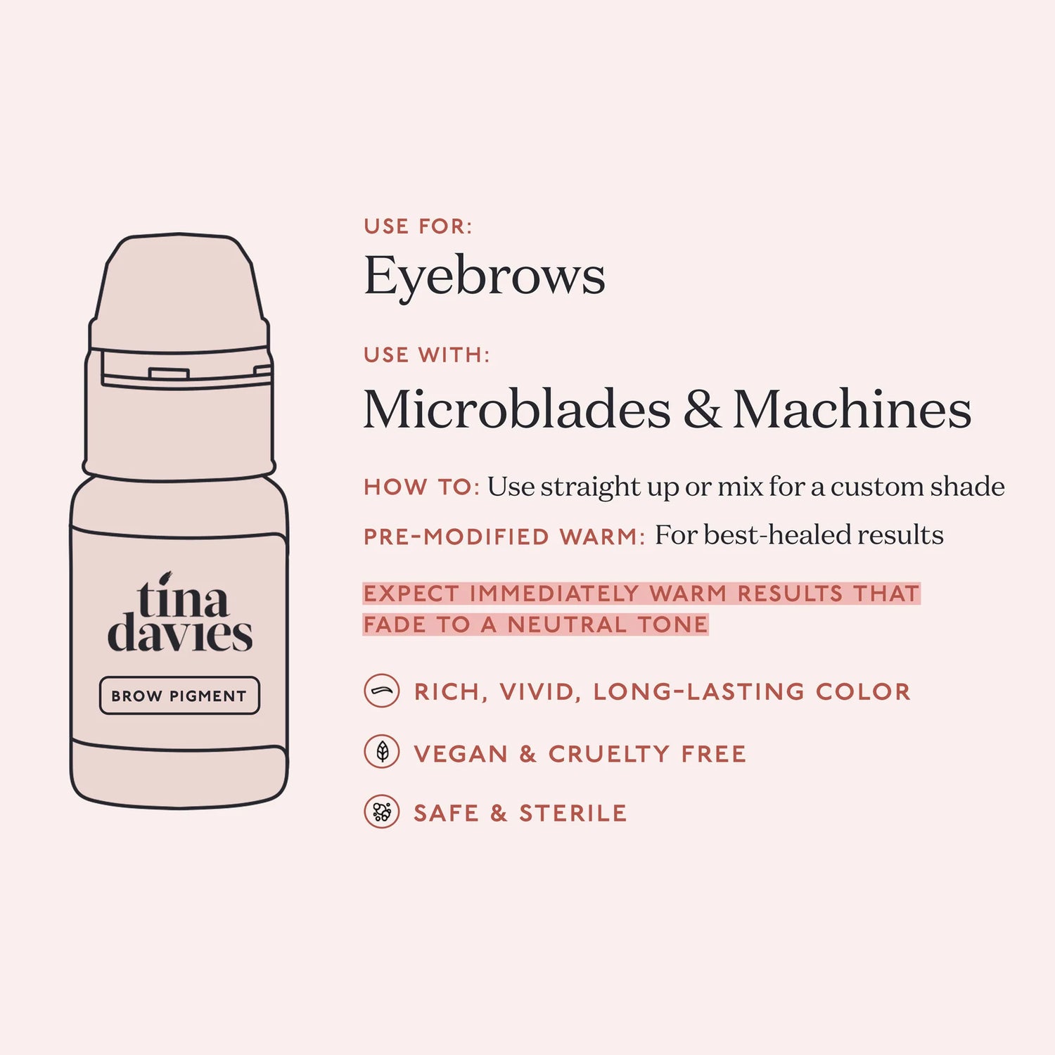 Tina Davies - I ❤️ Ink - Brow Pigment Collection