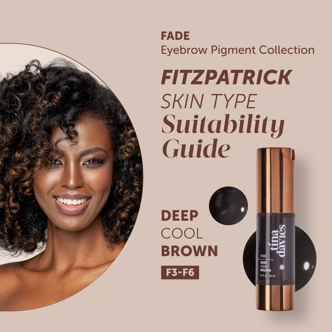 Tina Davies - FADE Eyebrow Pigments - Deep Cool Brown, 15ml