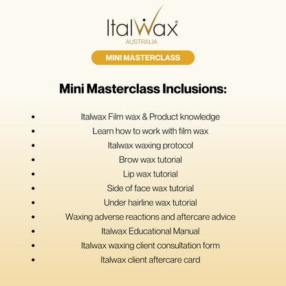 ITALWAX - Online Mini Masterclass