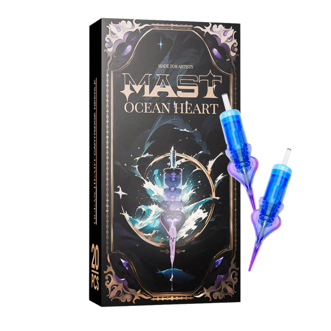 Mast Ocean Heart Cartridges - 3 Round Liner LT (Choose Your Type)