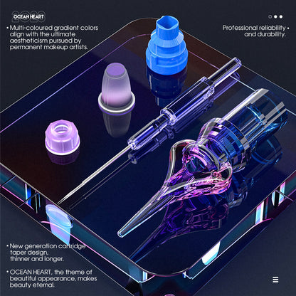 Mast Ocean Heart Cartridges - 1 Round Liner (Choose Your Type)