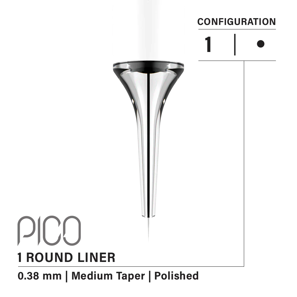 Vertix - Pico Cartridges 1 Round Liner (20pcs) - Choose Type