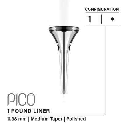 Vertix - Pico Cartridges 1 Round Liner (20pcs) - Choose Type
