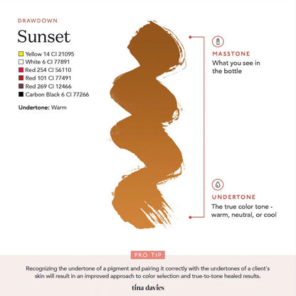 Tina Davies - I Love Ink BROW Pigment - Sunset 15ml