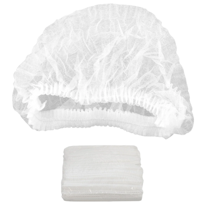 Disposable Hair Caps - White (100pcs)