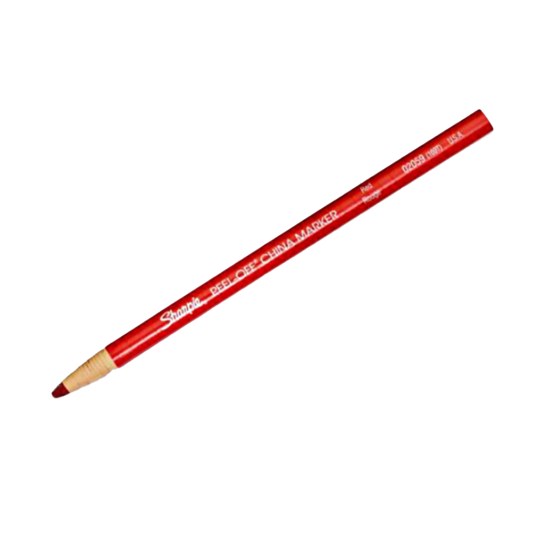 Sharpie Pro Wax China Marker - Red